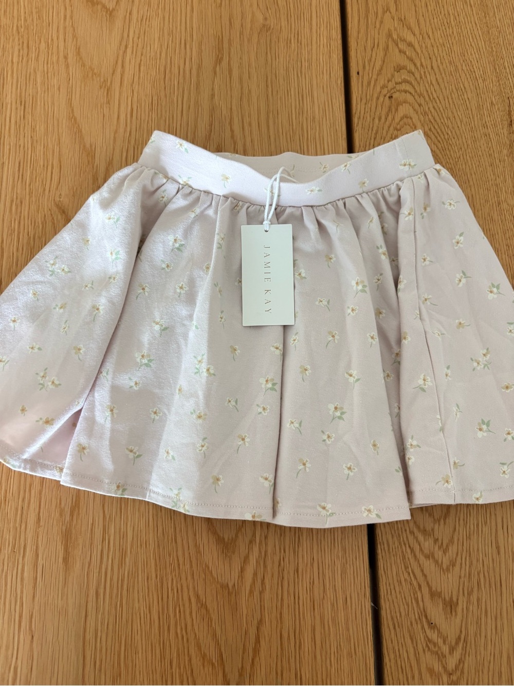 Jamie Kay Pale Pink Floral Skater Skirt